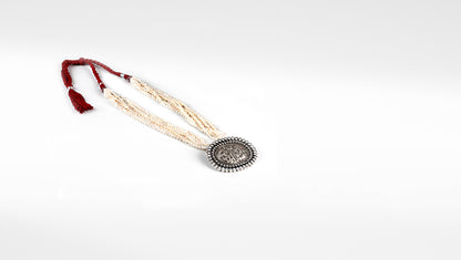 Sangeeta Boochra Silver Necklace