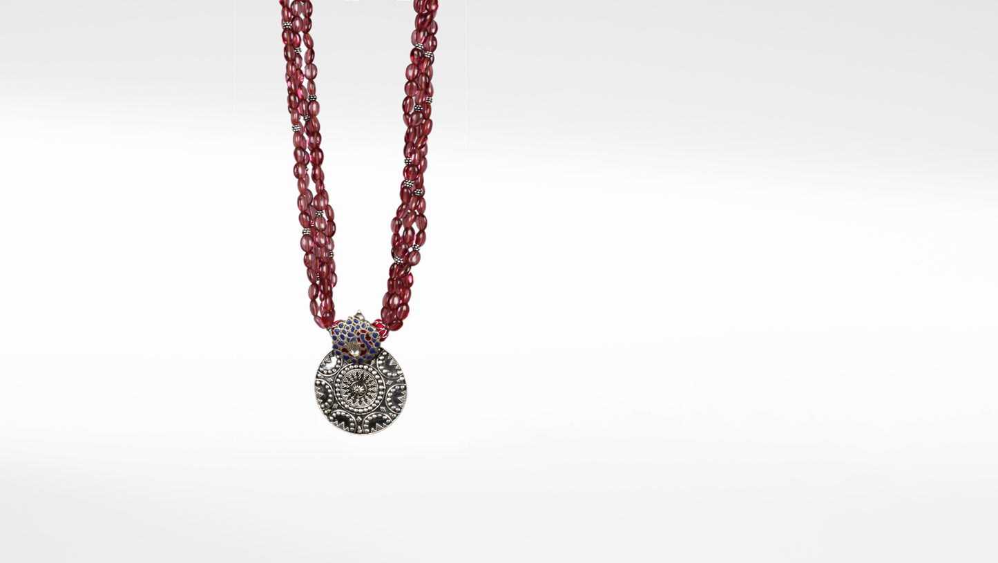 Sangeeta Boochra Silver Necklace