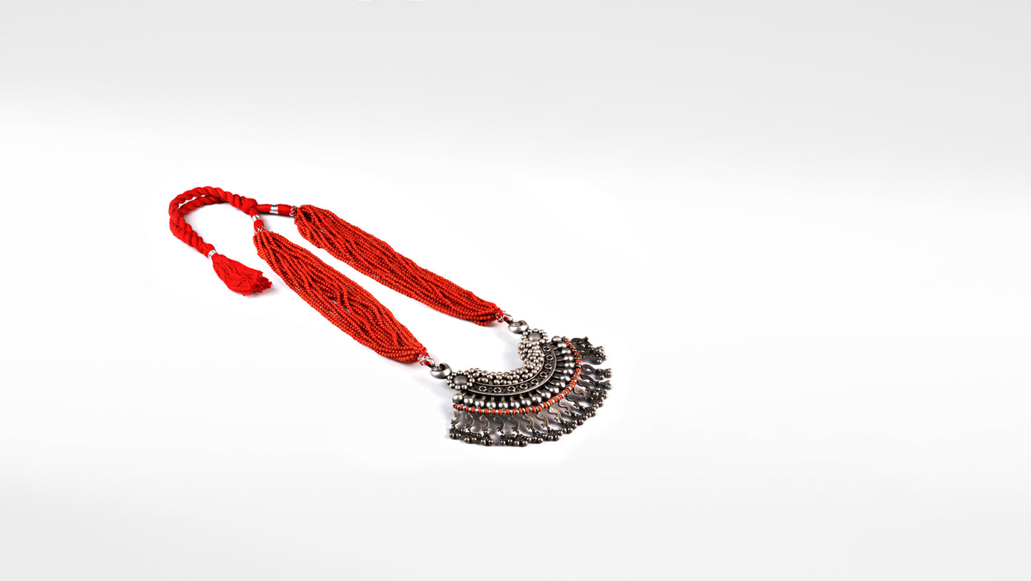 Sangeeta Boochra Silver Necklace