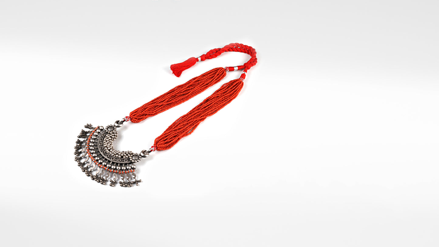 Sangeeta Boochra Silver Necklace