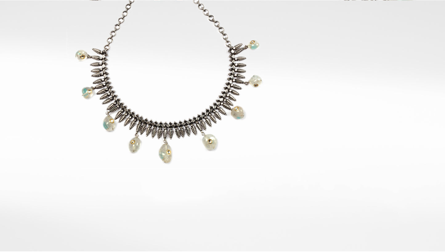 Sangeeta Boochra Silver Necklace