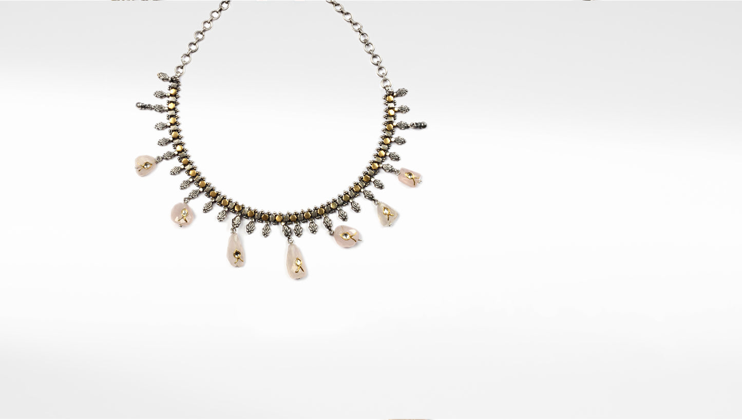 Sangeeta Boochra Silver Necklace