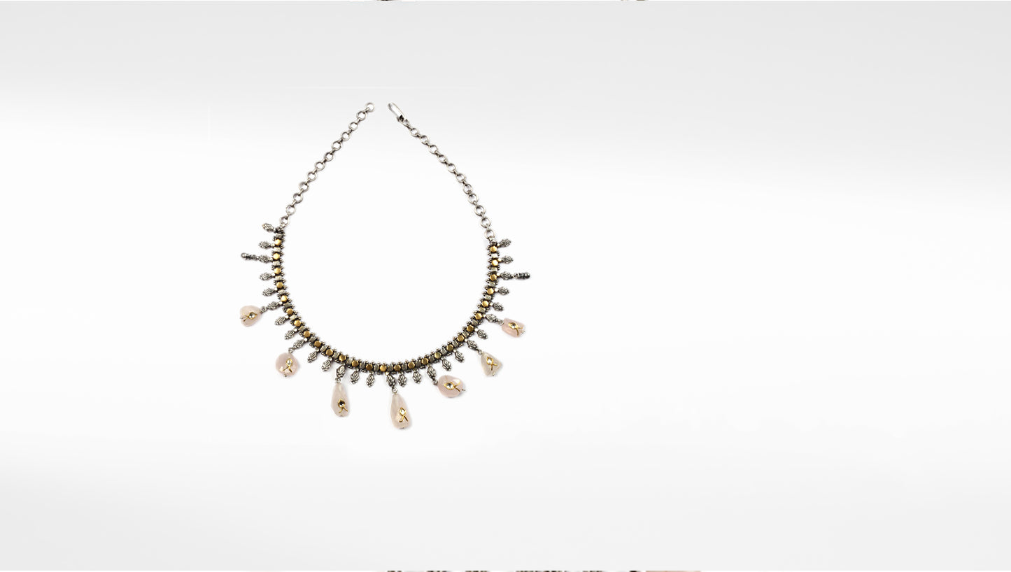 Sangeeta Boochra Silver Necklace