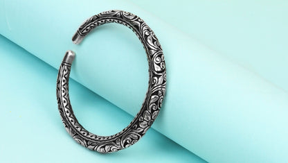 Sangeeta Boochra Tribal Silver Bracelet