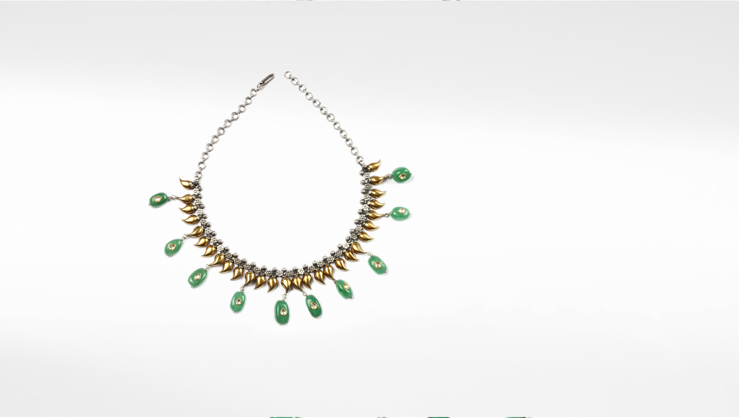 Sangeeta Boochra Silver Necklace