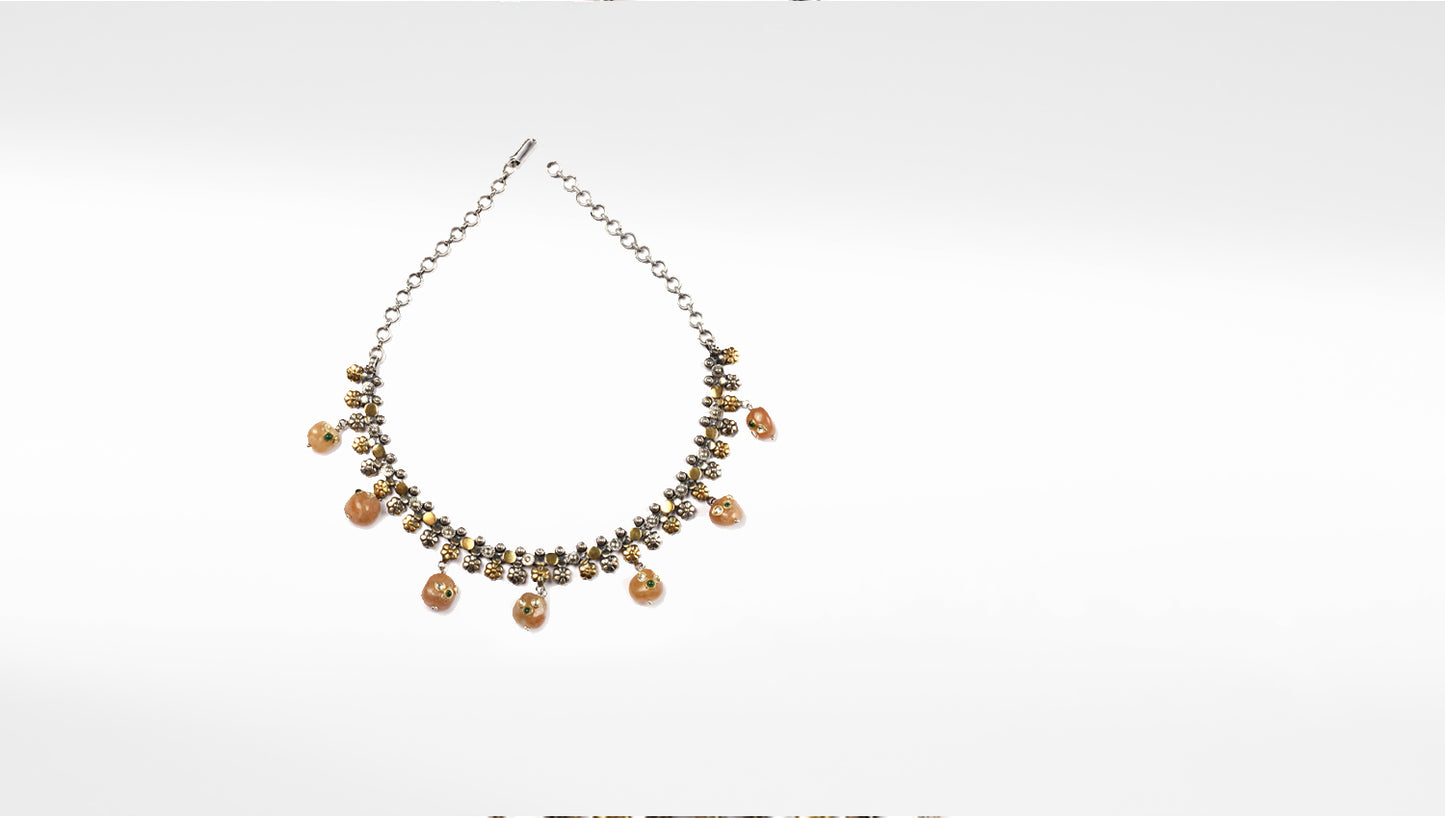 Sangeeta Boochra Silver Necklace