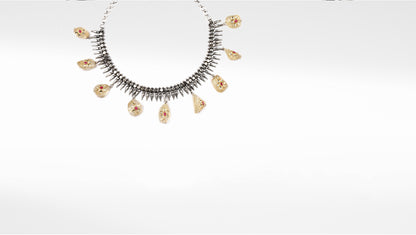 Sangeeta Boochra Silver Necklace