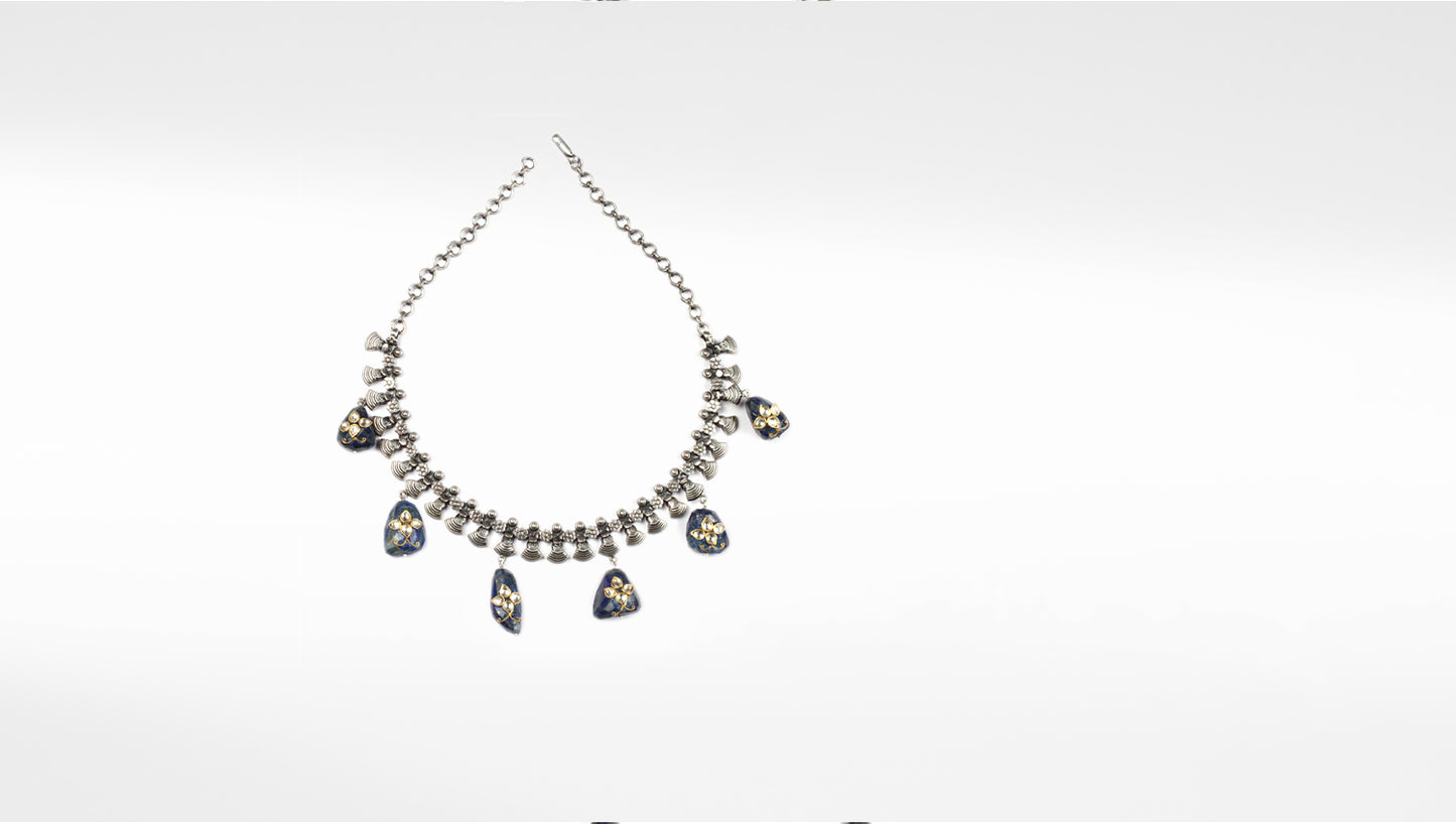 Sangeeta Boochra Silver Necklace