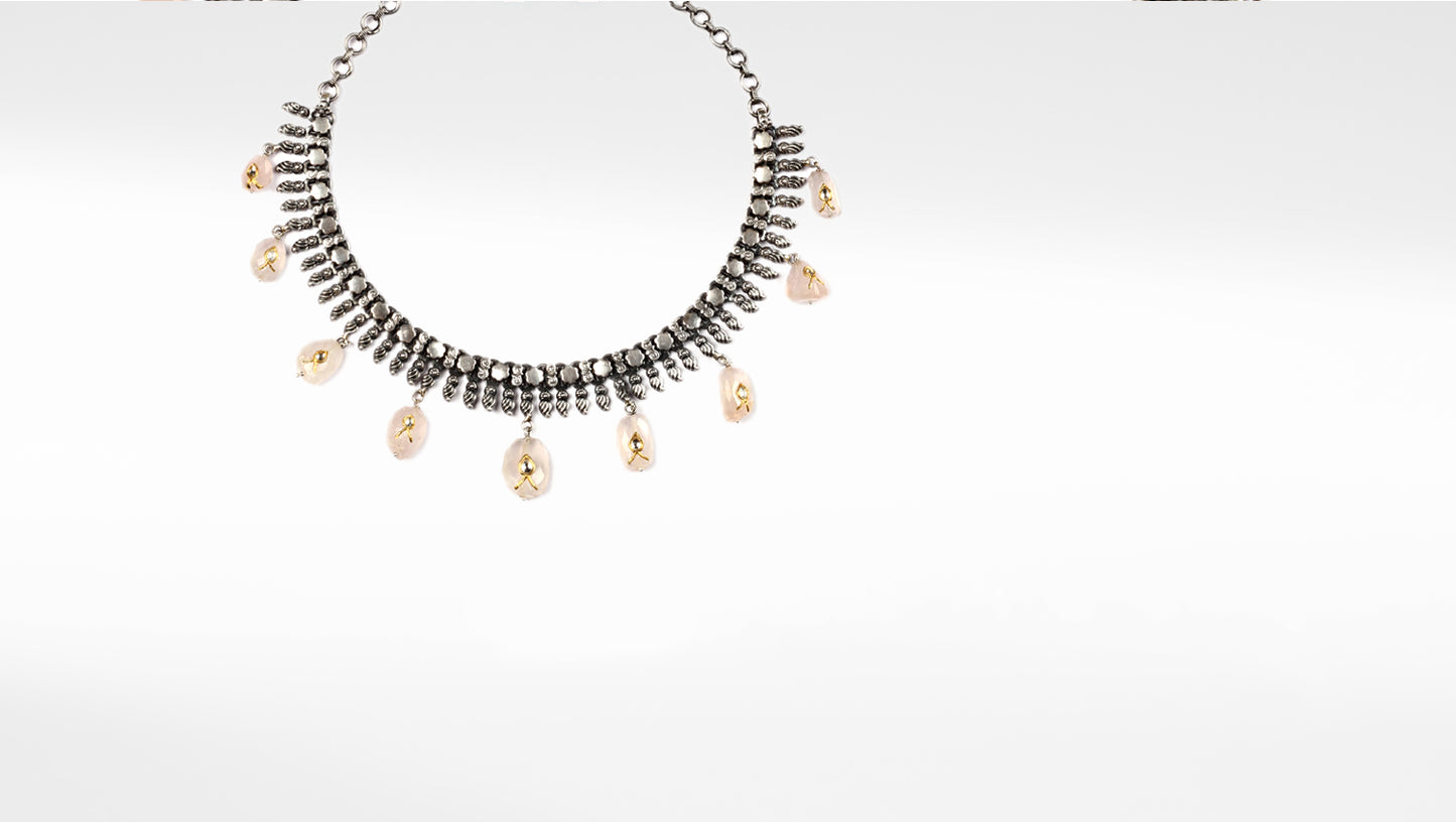 Sangeeta Boochra Silver Necklace