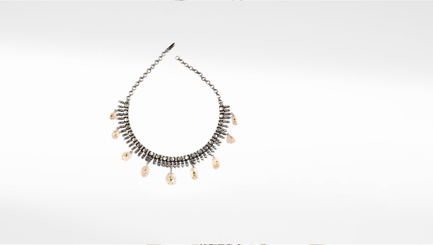 Sangeeta Boochra Silver Necklace