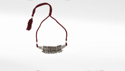 Sangeeta Boochra Silver  Necklace