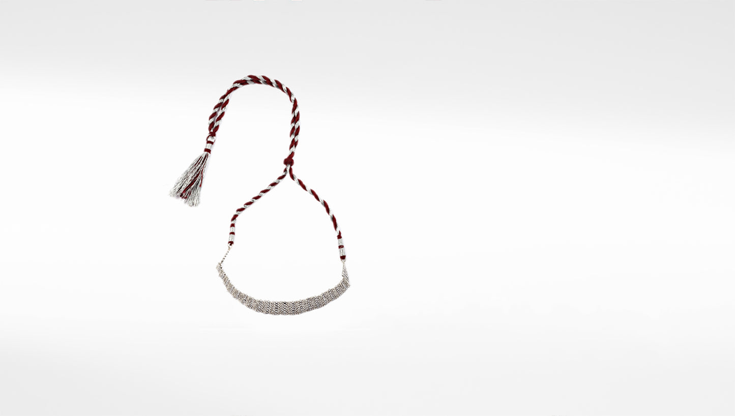 Sangeeta Boochra Silver  Necklace