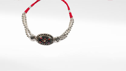 Sangeeta Boochra Silver  Necklace