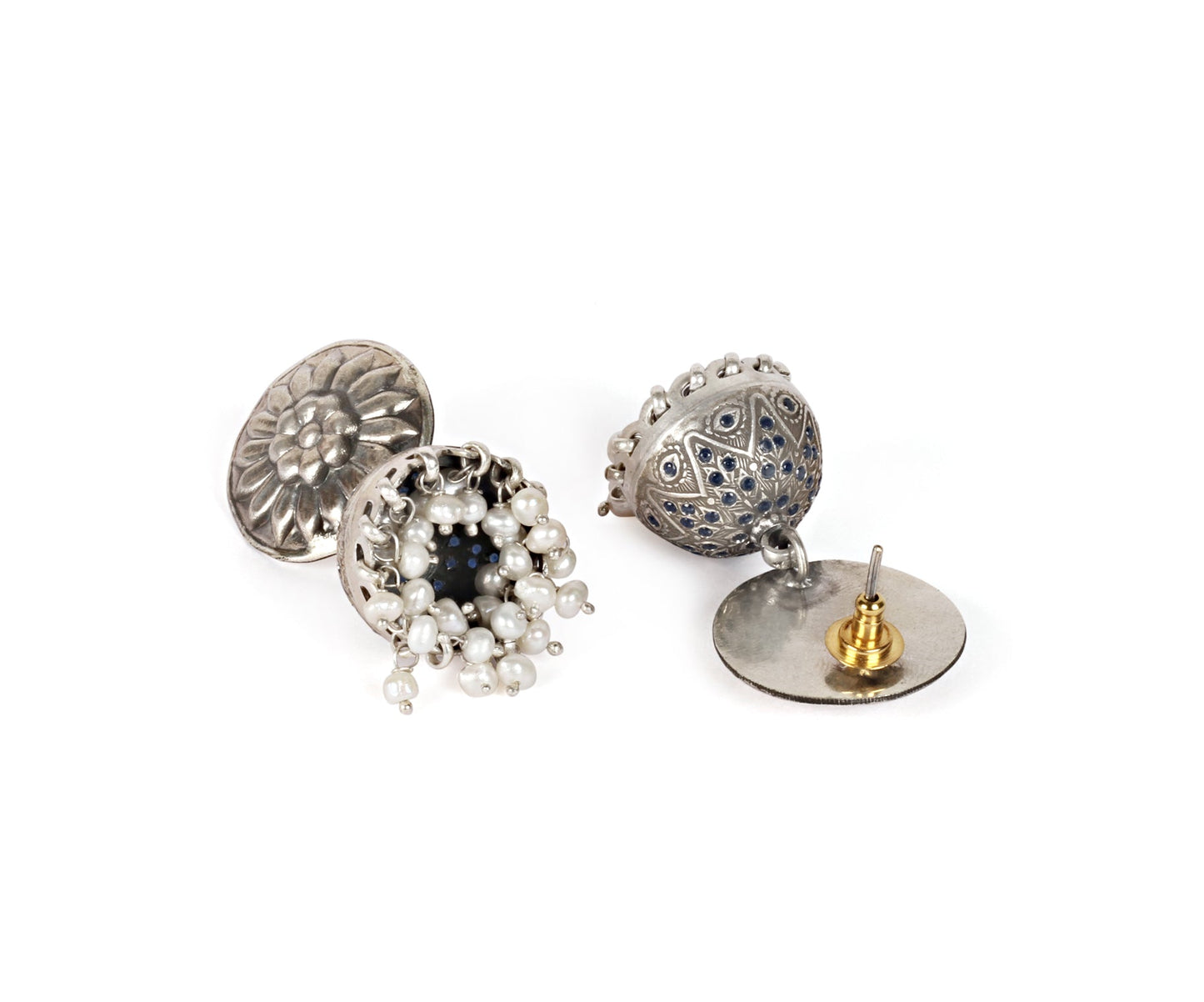 Sangeeta Boochra Silver Earrings-Earrings-Sangeeta Boochra