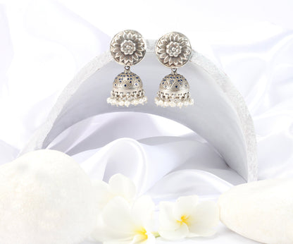 Sangeeta Boochra Silver Earrings-Earrings-Sangeeta Boochra