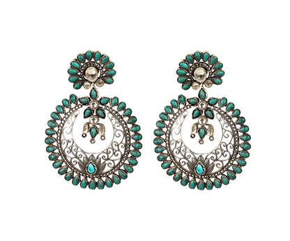 Sangeeta Boochra Silver Earrings-Earrings-Sangeeta Boochra