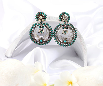 Sangeeta Boochra Silver Earrings-Earrings-Sangeeta Boochra