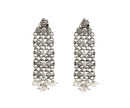 Sangeeta Boochra Silver Earrings-Earrings-Sangeeta Boochra