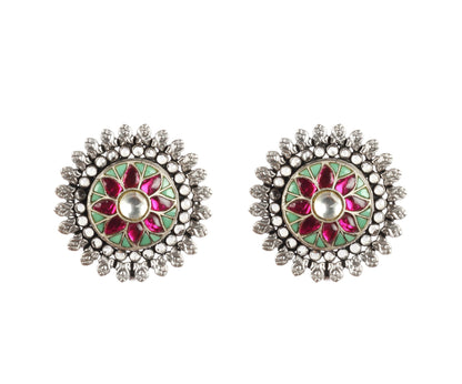 Sangeeta Boochra Silver Earrings-Earrings-Sangeeta Boochra