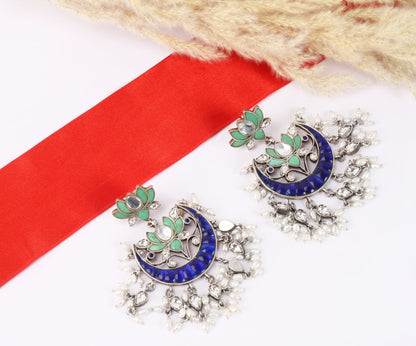 Sangeeta Boochra Silver Earrings-Earrings-Sangeeta Boochra