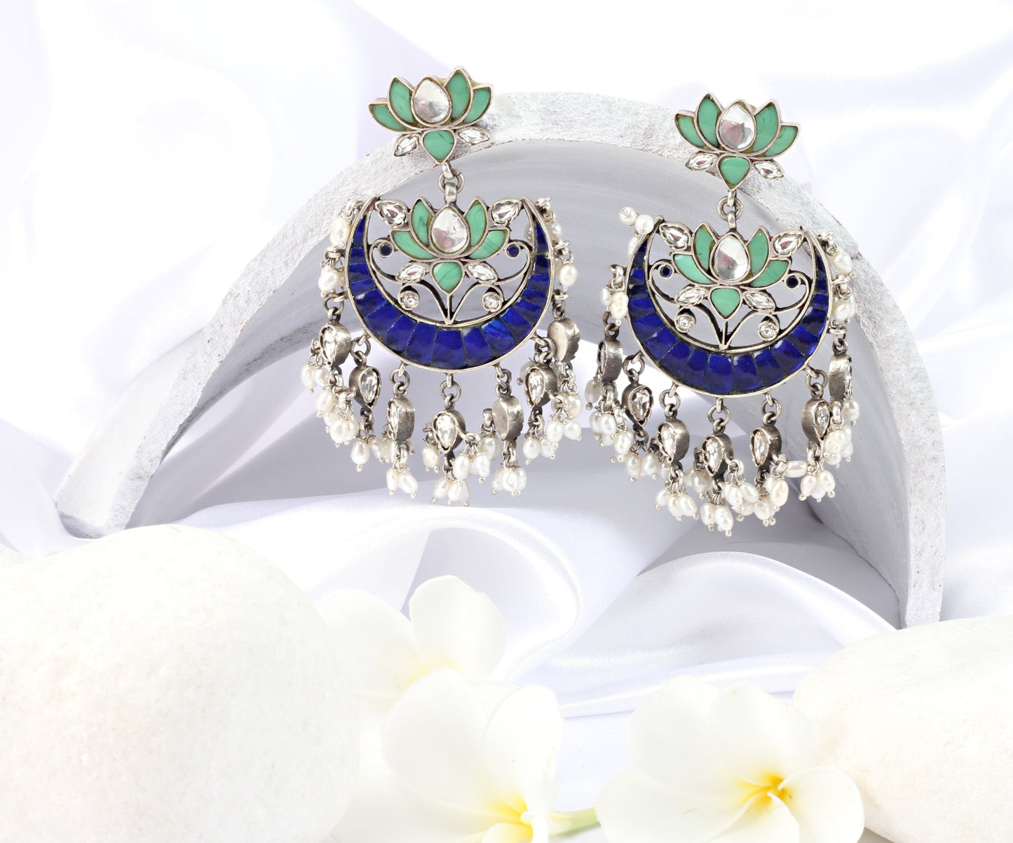 Sangeeta Boochra Silver Earrings-Earrings-Sangeeta Boochra