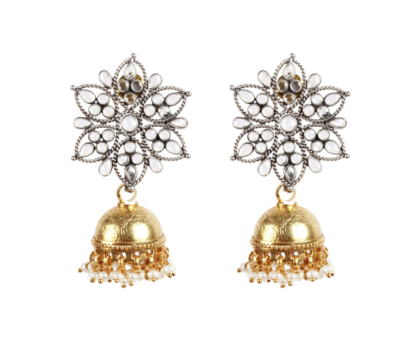 Sangeeta Boochra Silver Earrings-Earrings-Sangeeta Boochra