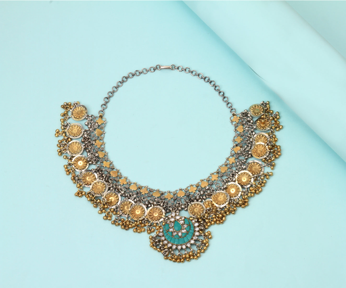 Sangeeta Boochra Silver Necklace