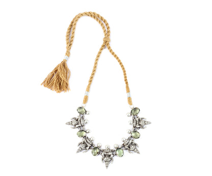 Sangeeta Boochra Silver Necklace-Necklace-Sangeeta Boochra