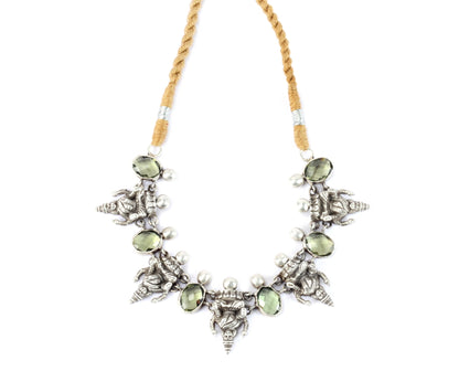 Sangeeta Boochra Silver Necklace-Necklace-Sangeeta Boochra