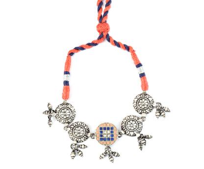 Sangeeta Boochra Silver Necklace-Necklace-Sangeeta Boochra