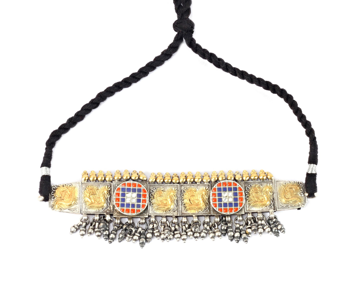 Sangeeta Boochra Silver Necklace-Necklace-Sangeeta Boochra