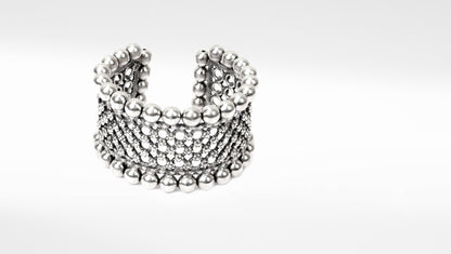 Sangeeta Boochra Tribal Silver Bracelet