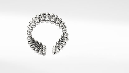 Sangeeta Boochra Tribal Silver Bracelet