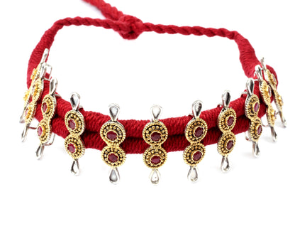 Sangeeta Boochra Silver Necklace-Necklace-Sangeeta Boochra