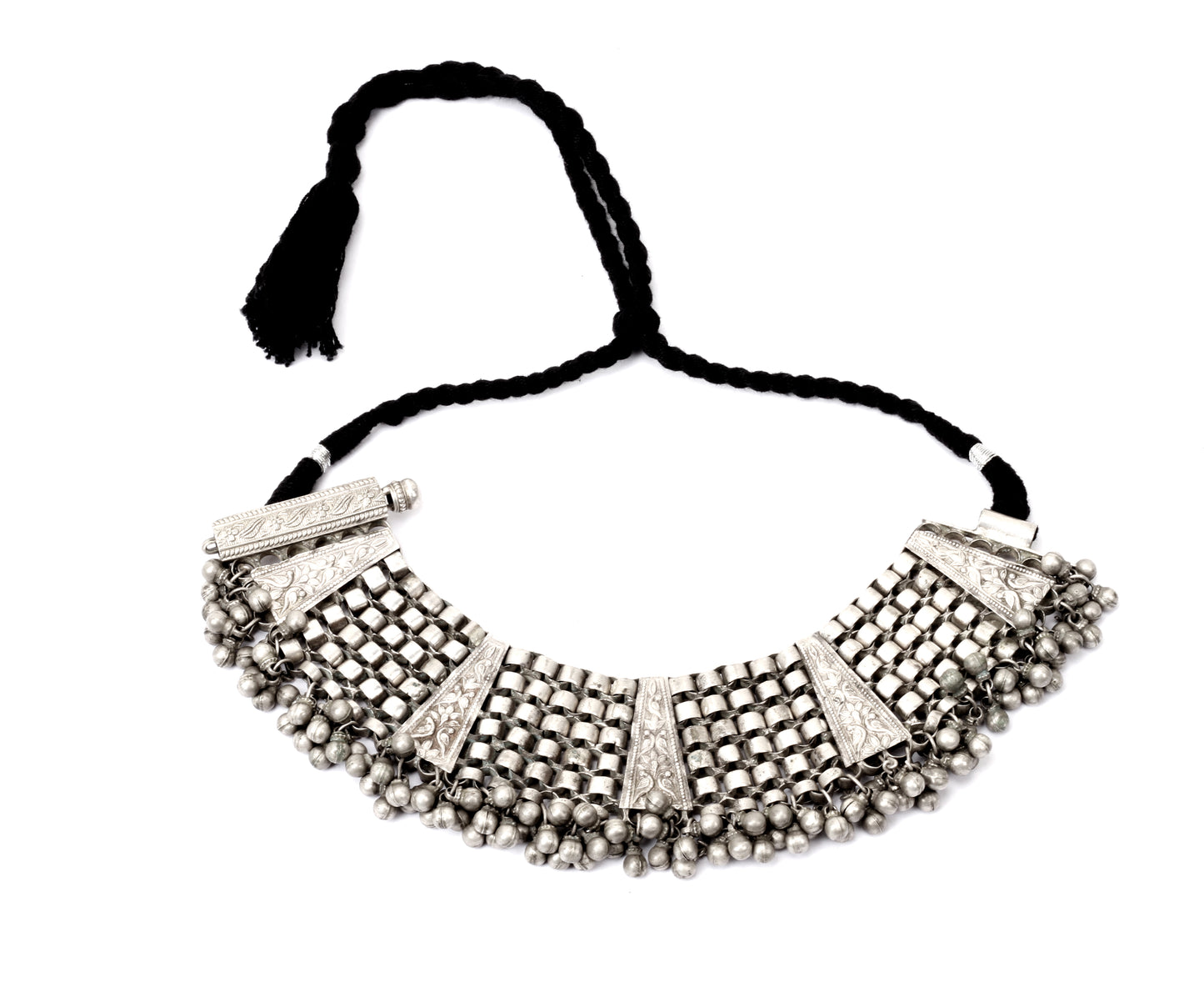 Sangeeta Boochra Tribal Silver Necklace