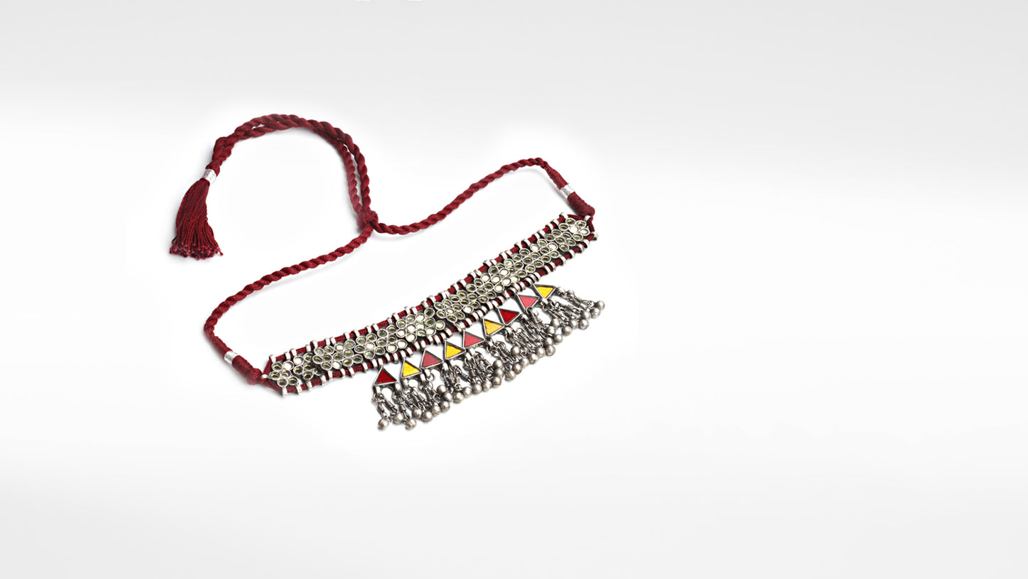 Sangeeta Boochra Silver Necklace