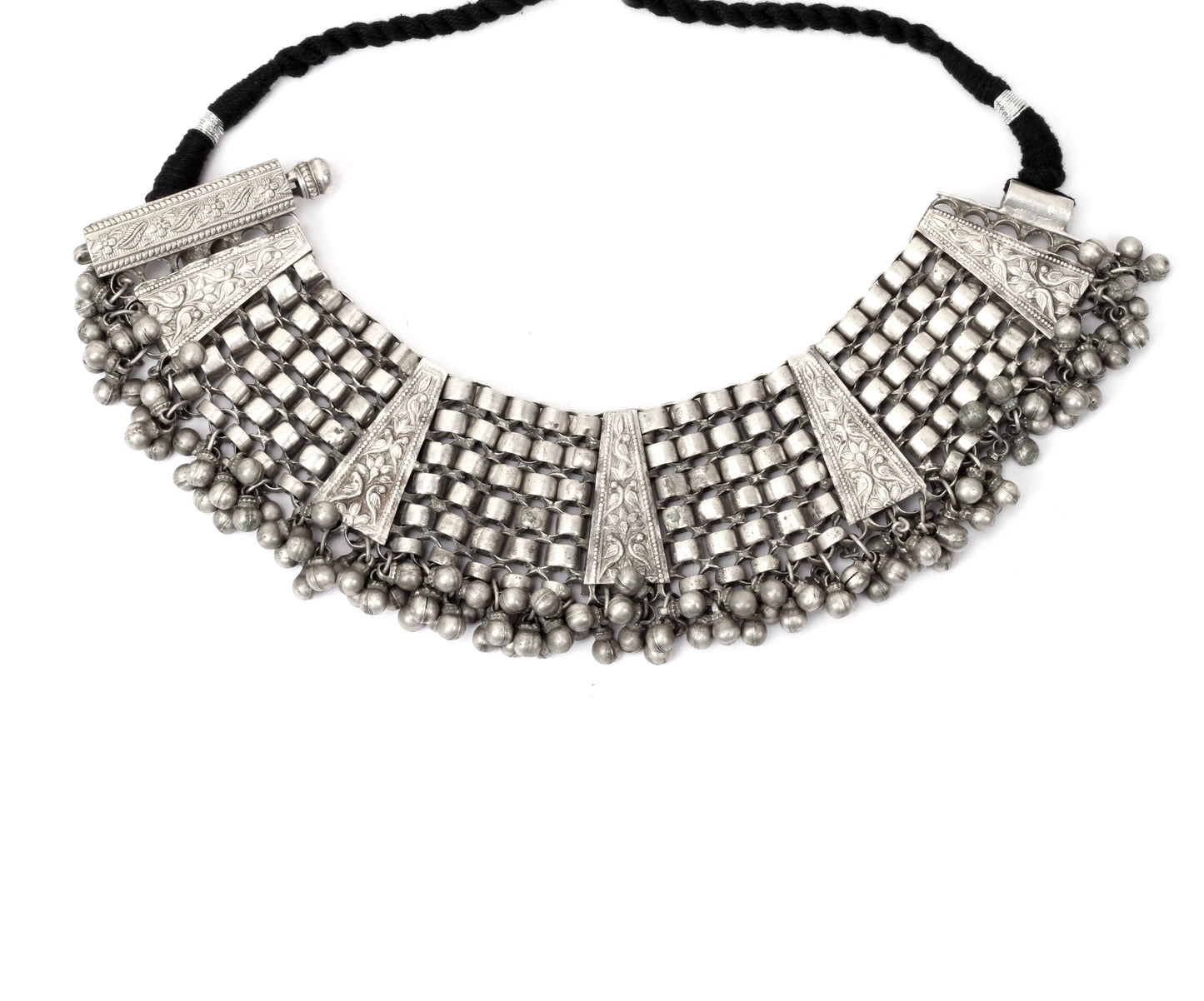 Sangeeta Boochra Tribal Silver Necklace