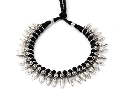 Sangeeta Boochra Tribal Silver Necklace