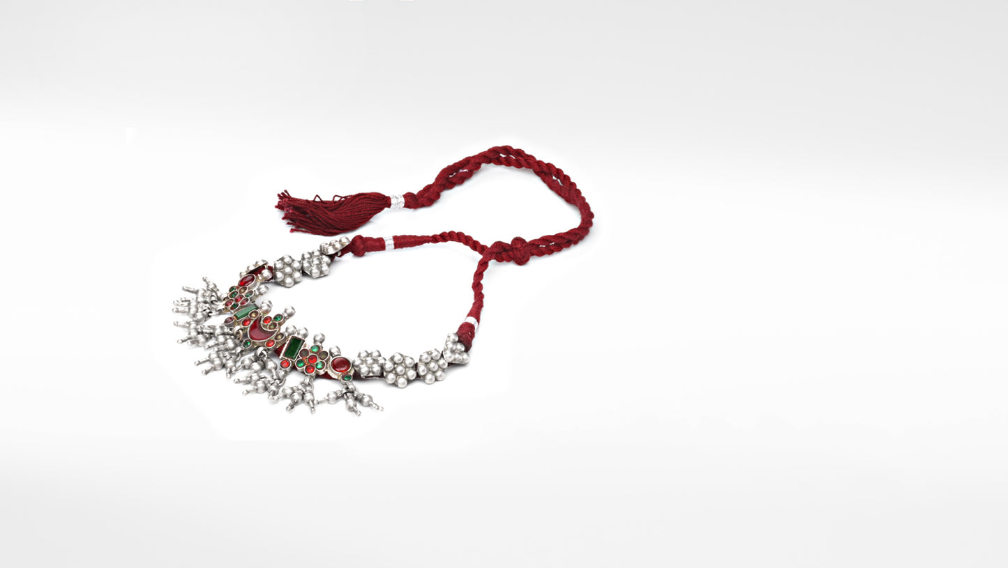 Sangeeta Boochra Silver Necklace