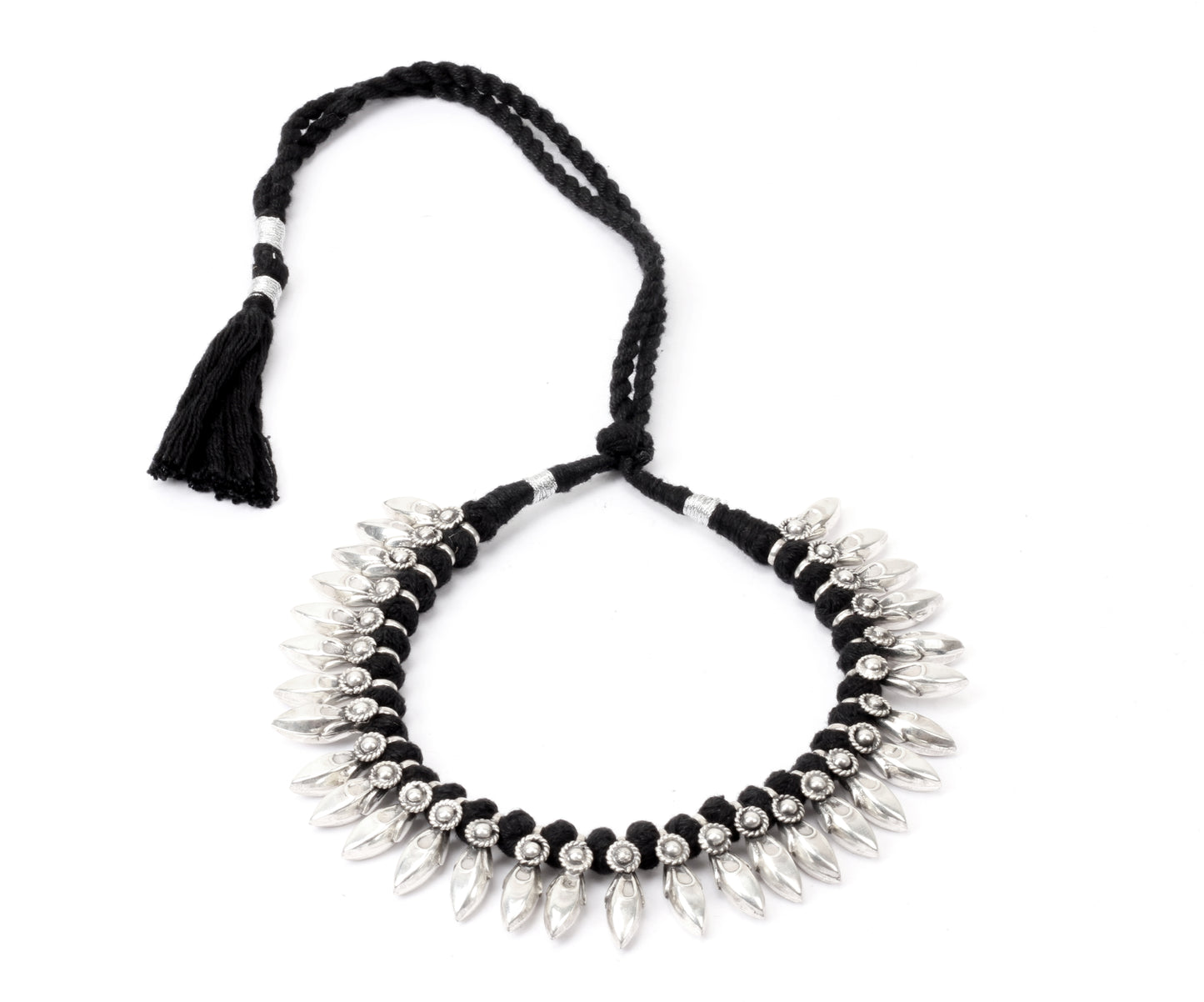 Sangeeta Boochra Tribal Silver Necklace