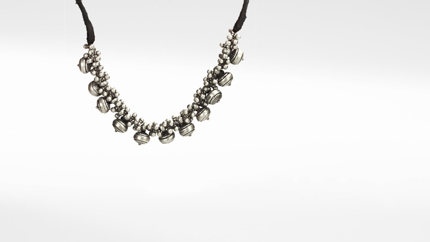 Sangeeta Boochra Silver Necklace