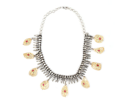 Sangeeta Boochra Silver Necklace-Necklace-Sangeeta Boochra