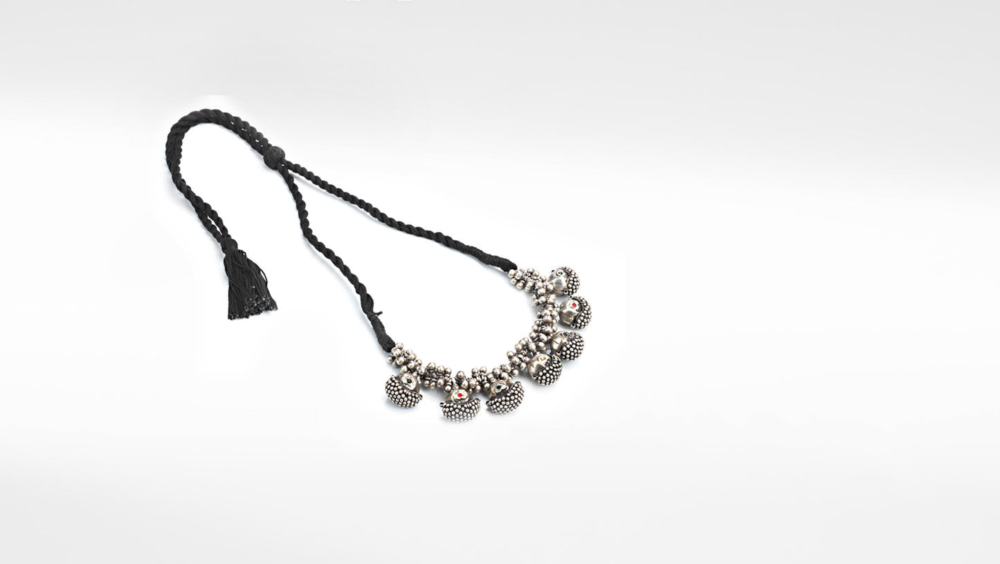 Sangeeta Boochra Silver Necklace