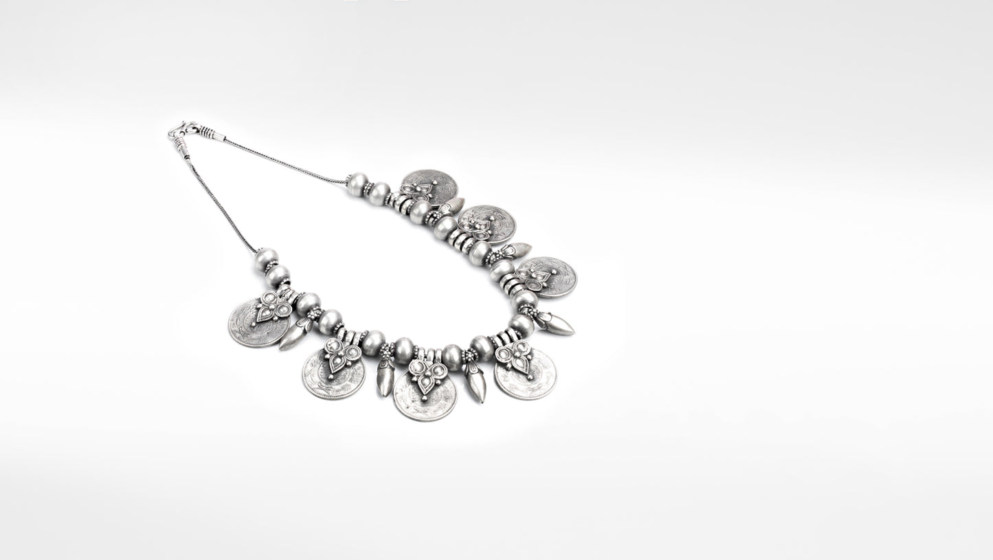 Sangeeta Boochra Silver Necklace