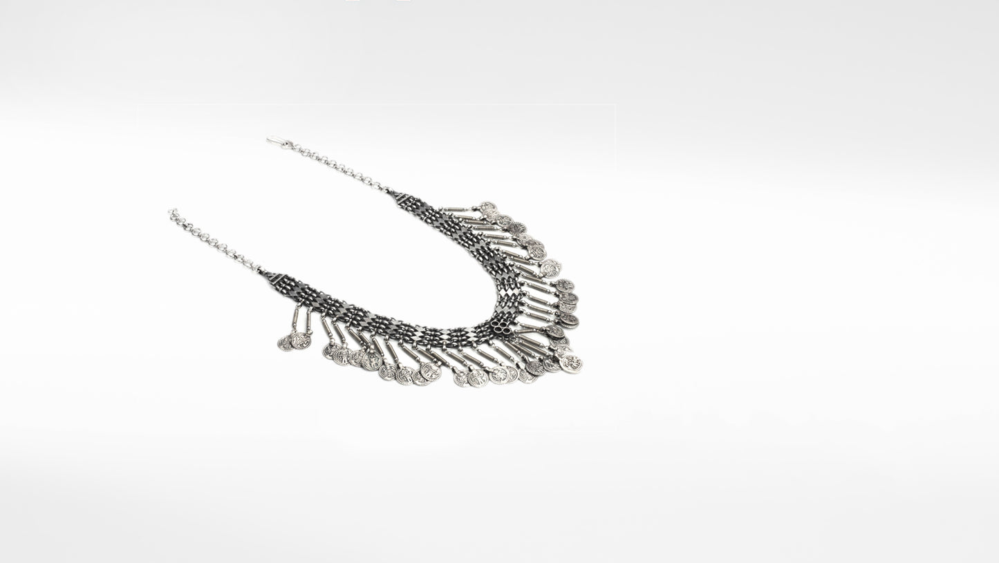 Sangeeta Boochra Silver Necklace