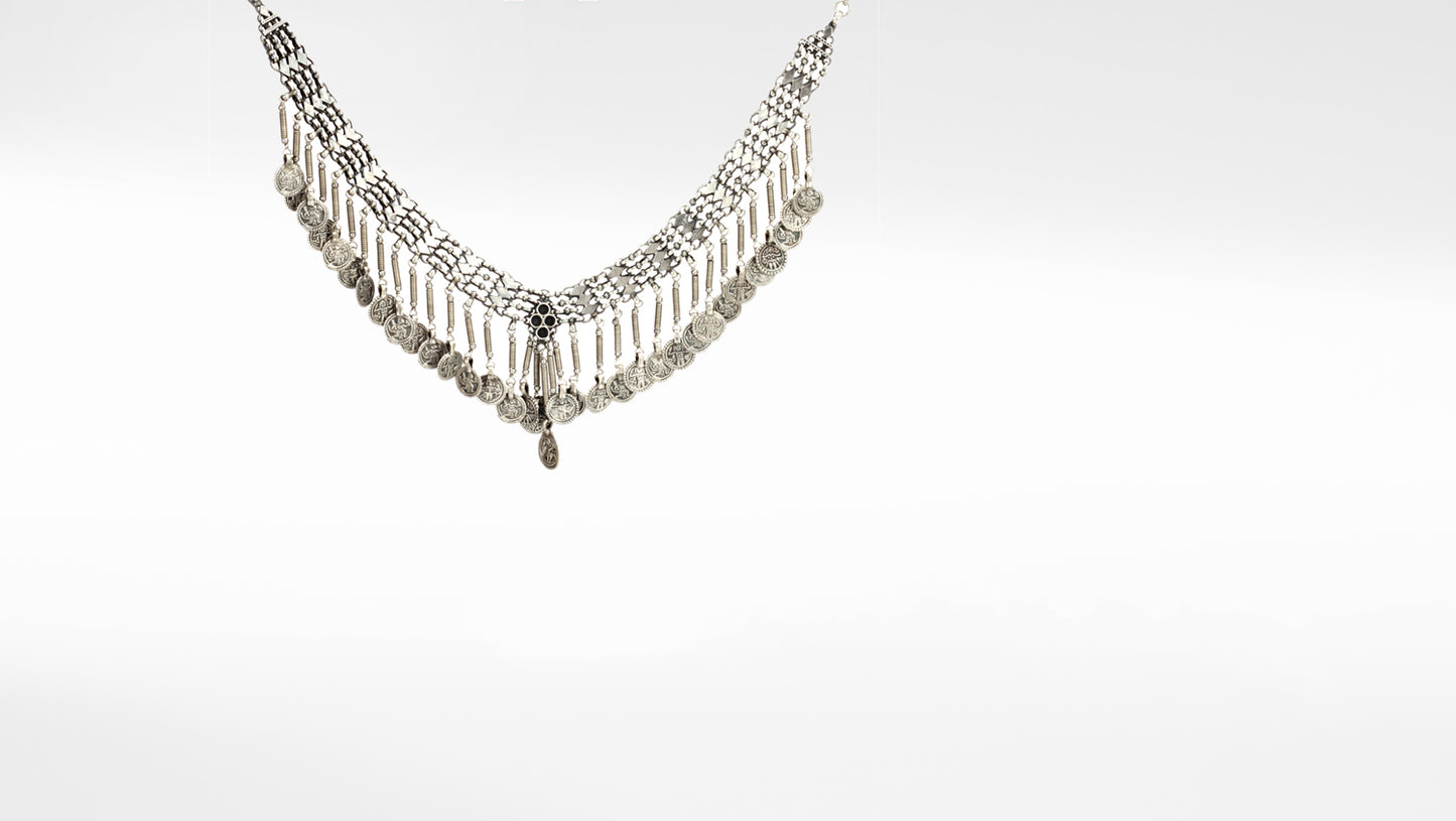 Sangeeta Boochra Silver Necklace