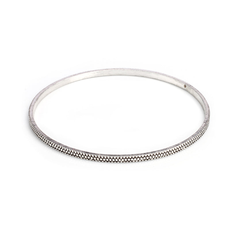 Sangeeta Boochra Silver Bangle