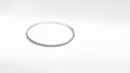 Sangeeta Boochra Silver Bangle