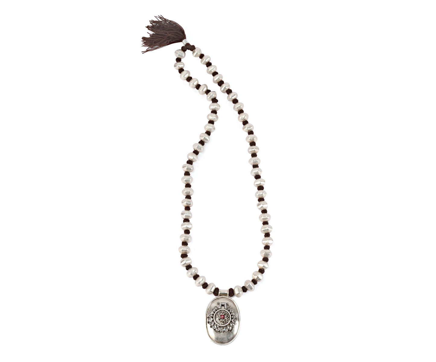 Sangeeta Boochra Silver Necklace-Necklace-Sangeeta Boochra