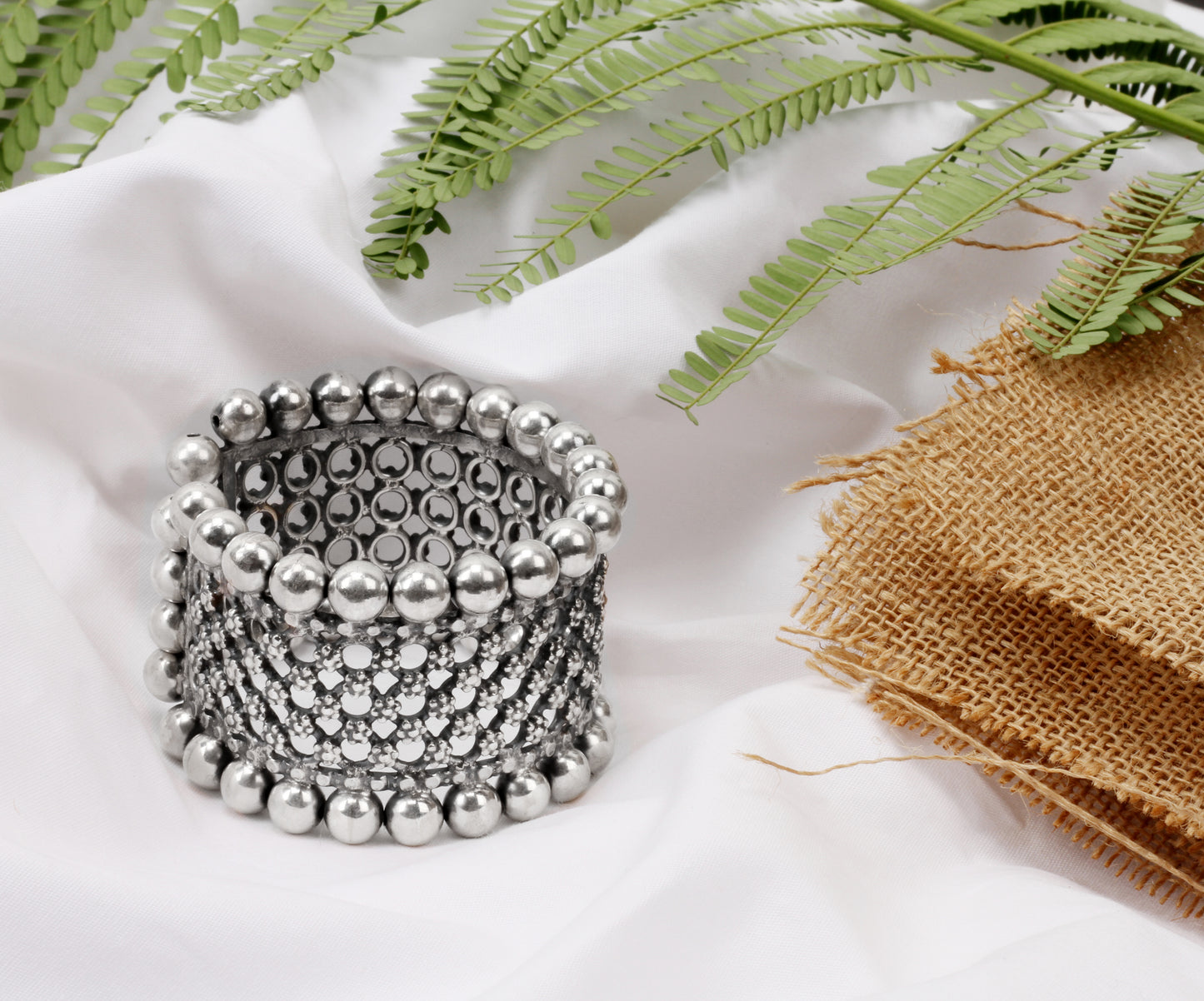 Sangeeta Boochra Tribal Silver Bracelet